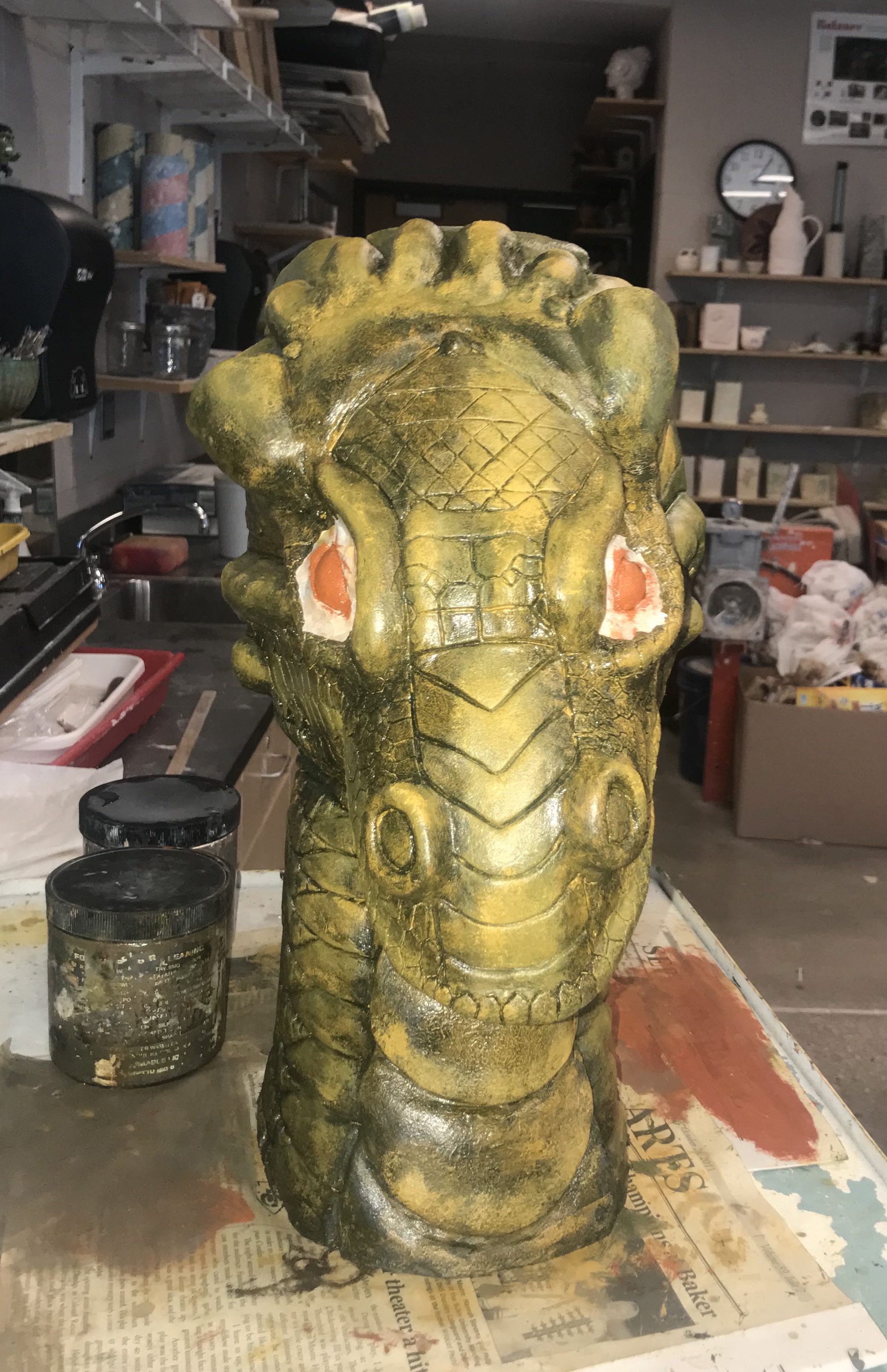 Sculpture process step 11