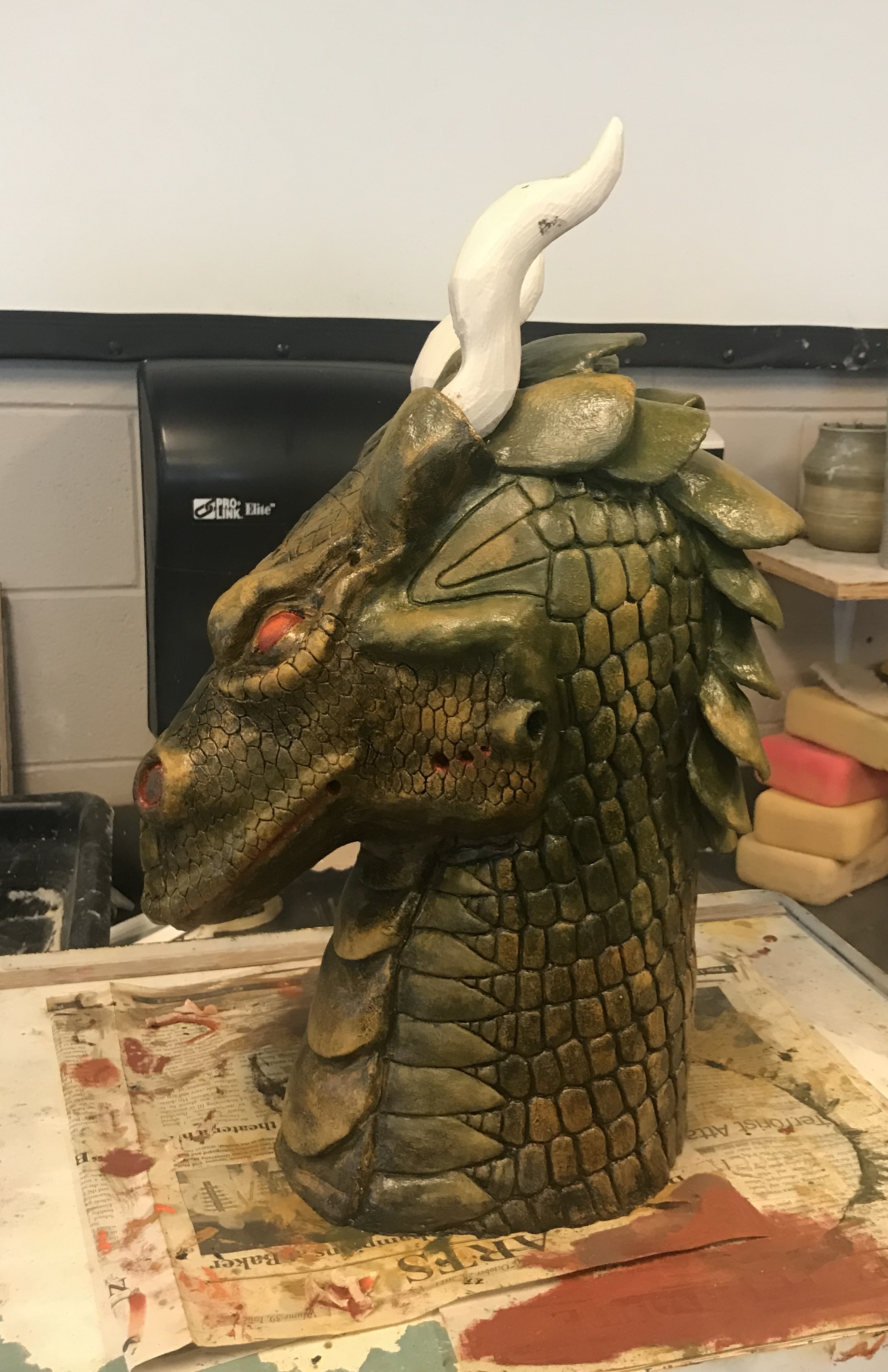 Sculpture process step 12