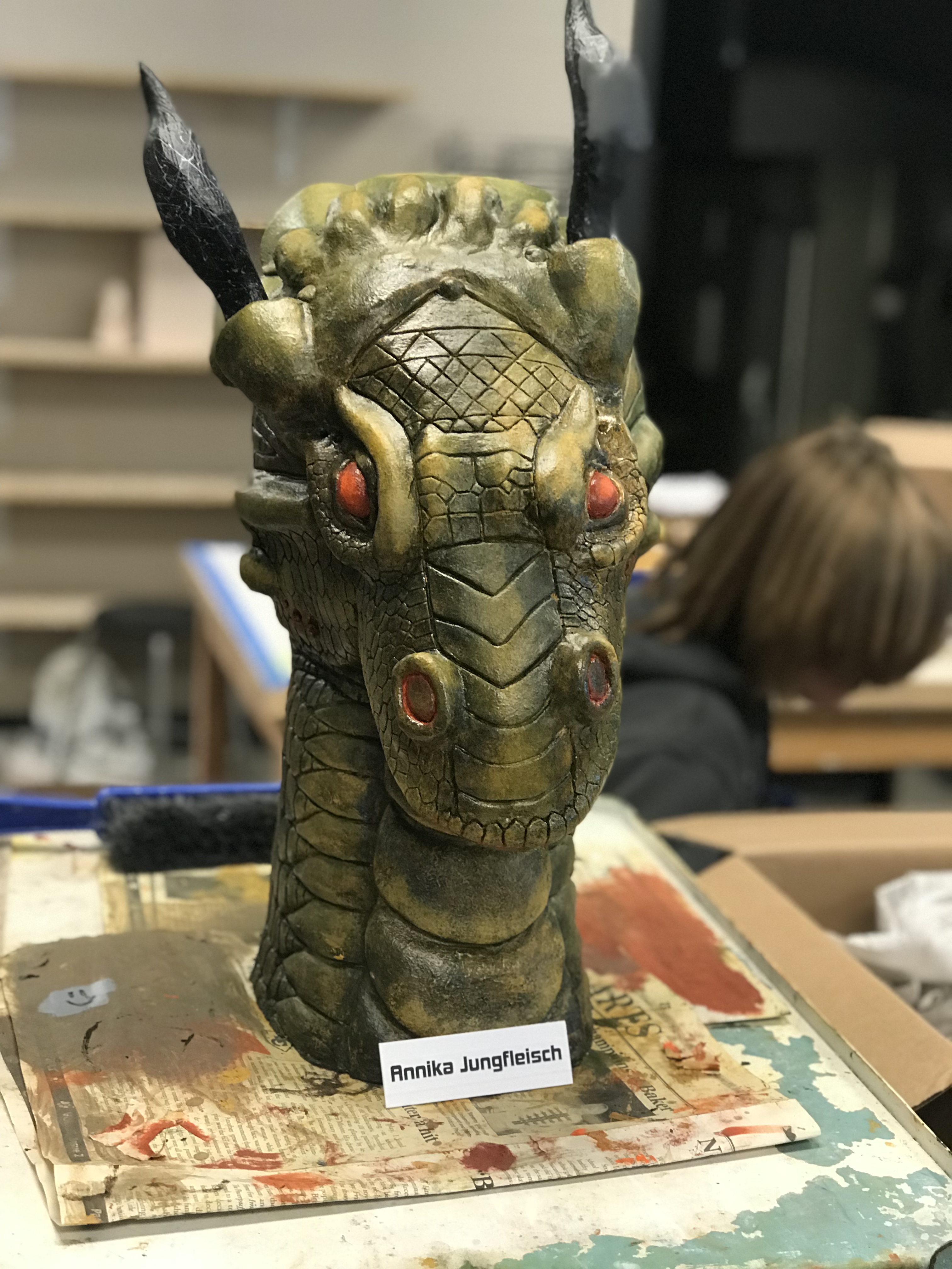 Sculpture process step 13