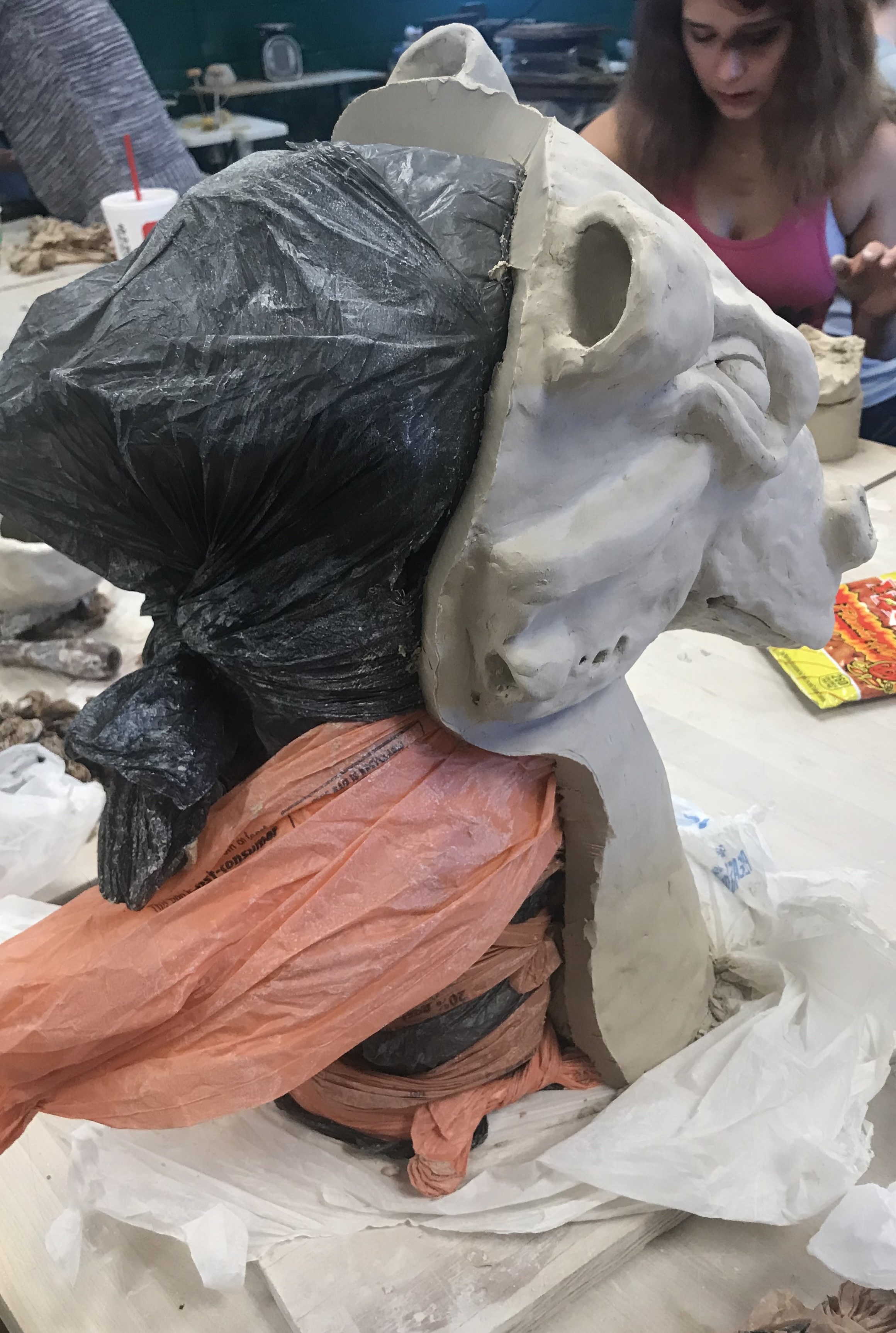 Sculpture process step 3