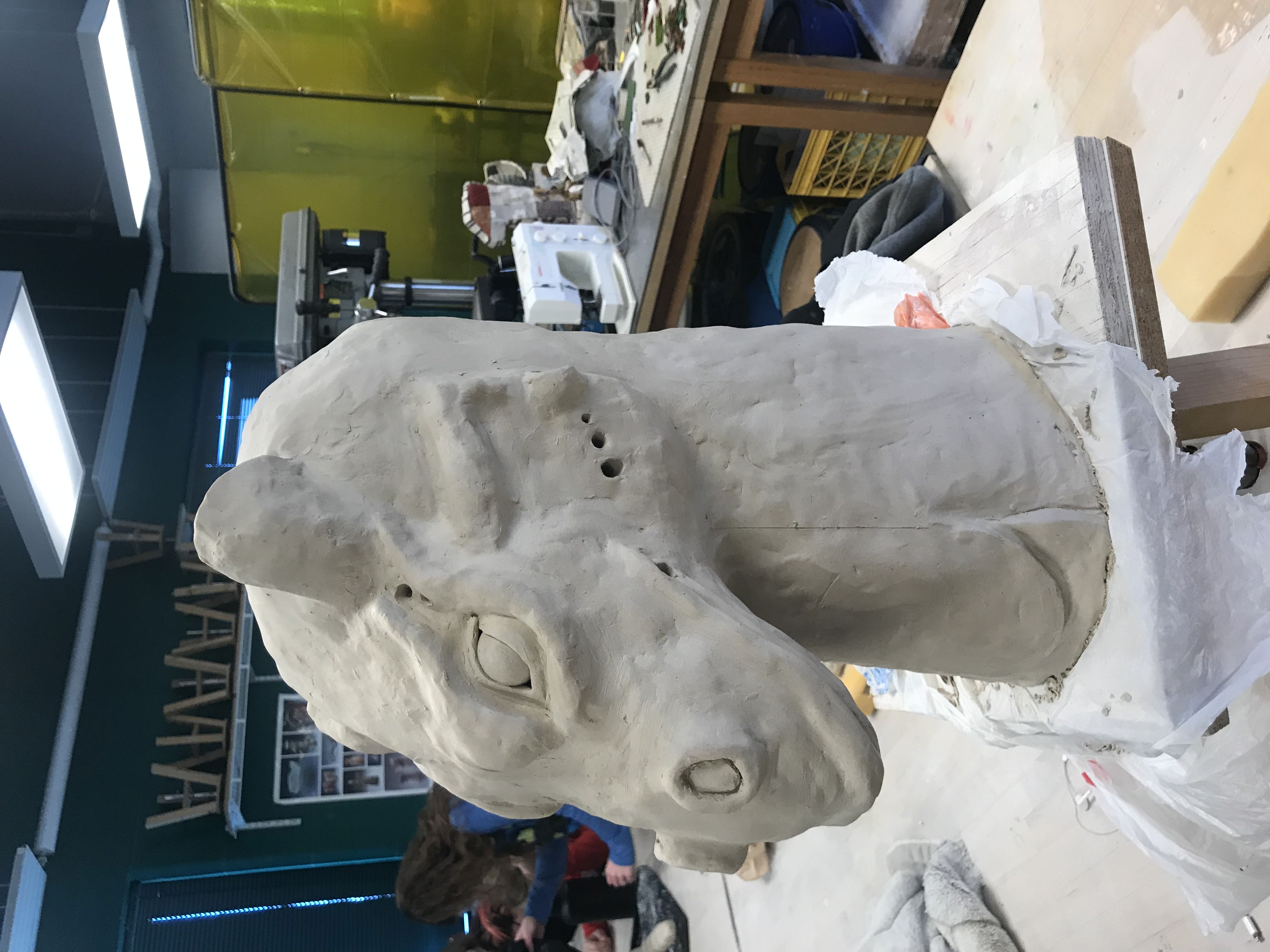 Sculpture process step 4
