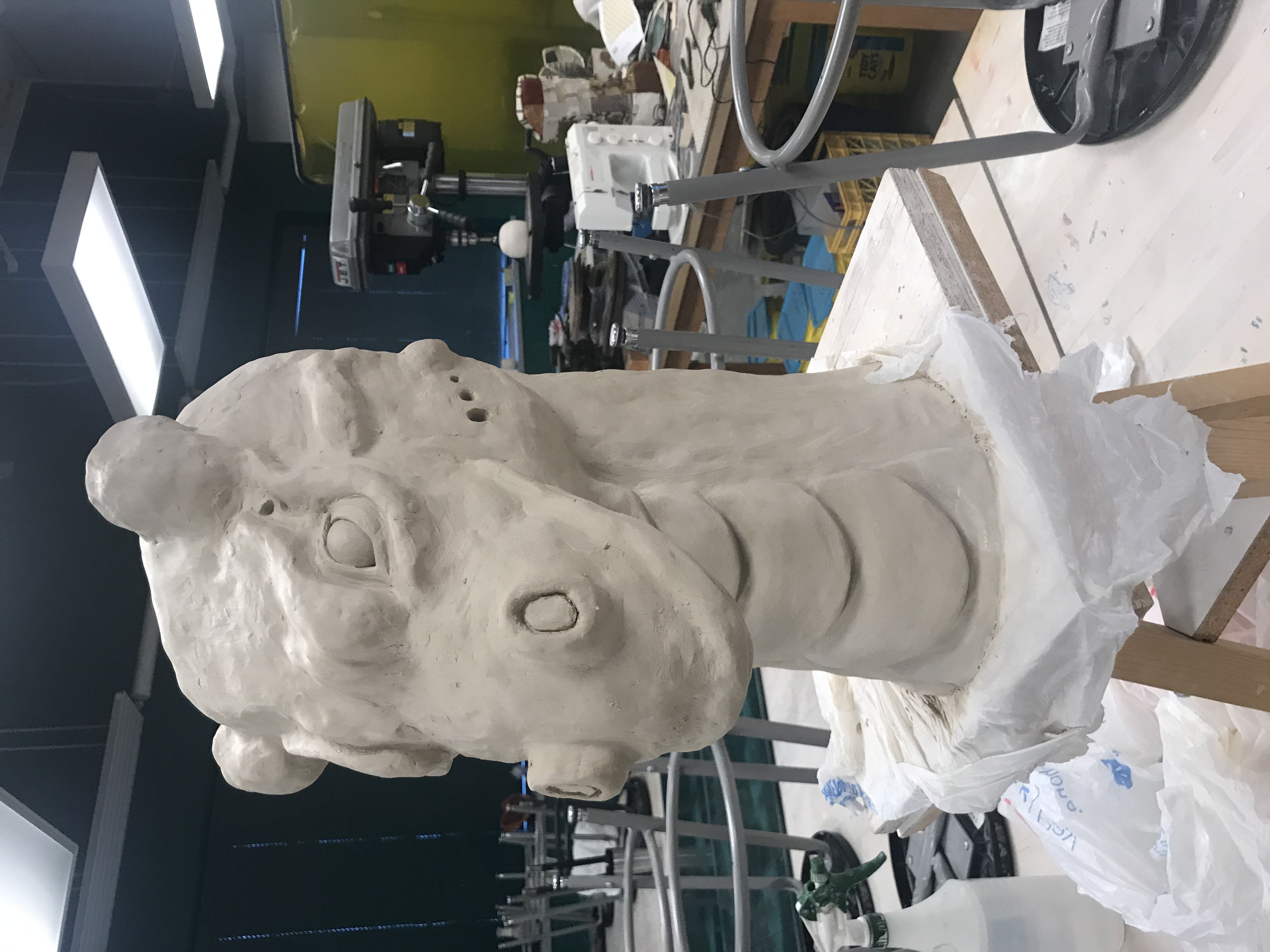 Sculpture process step 6