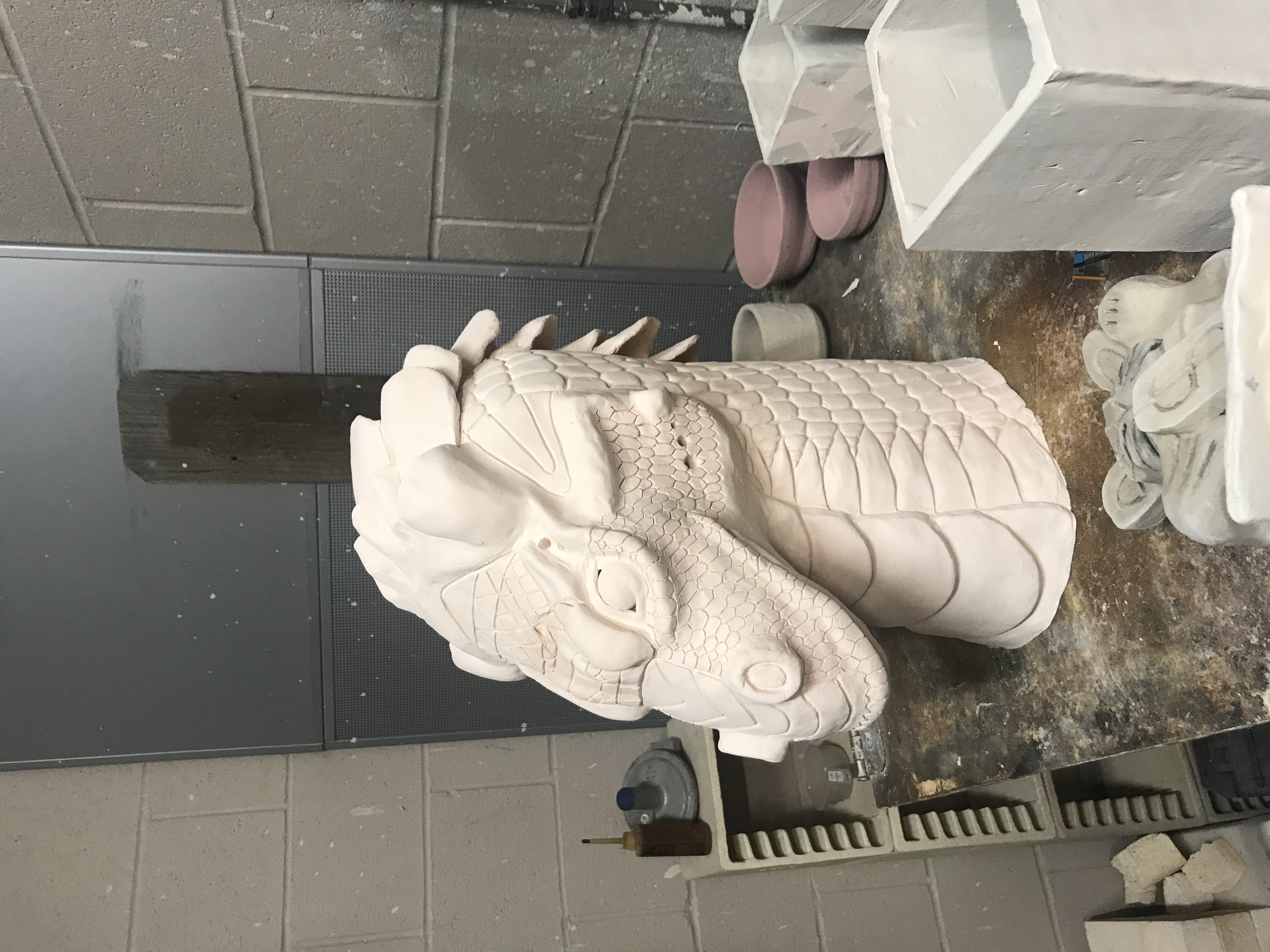 Sculpture process step 8