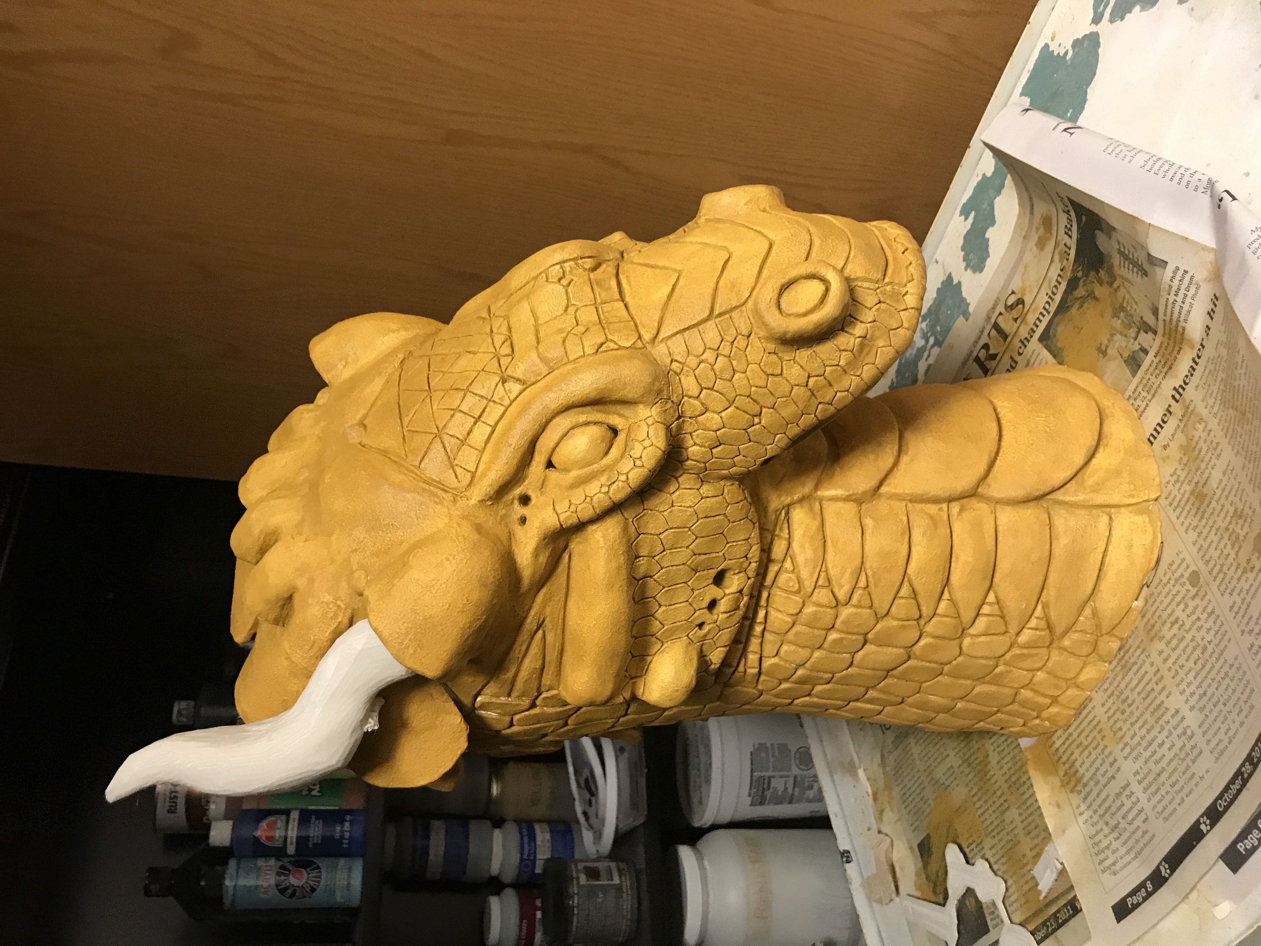 Sculpture process step 9