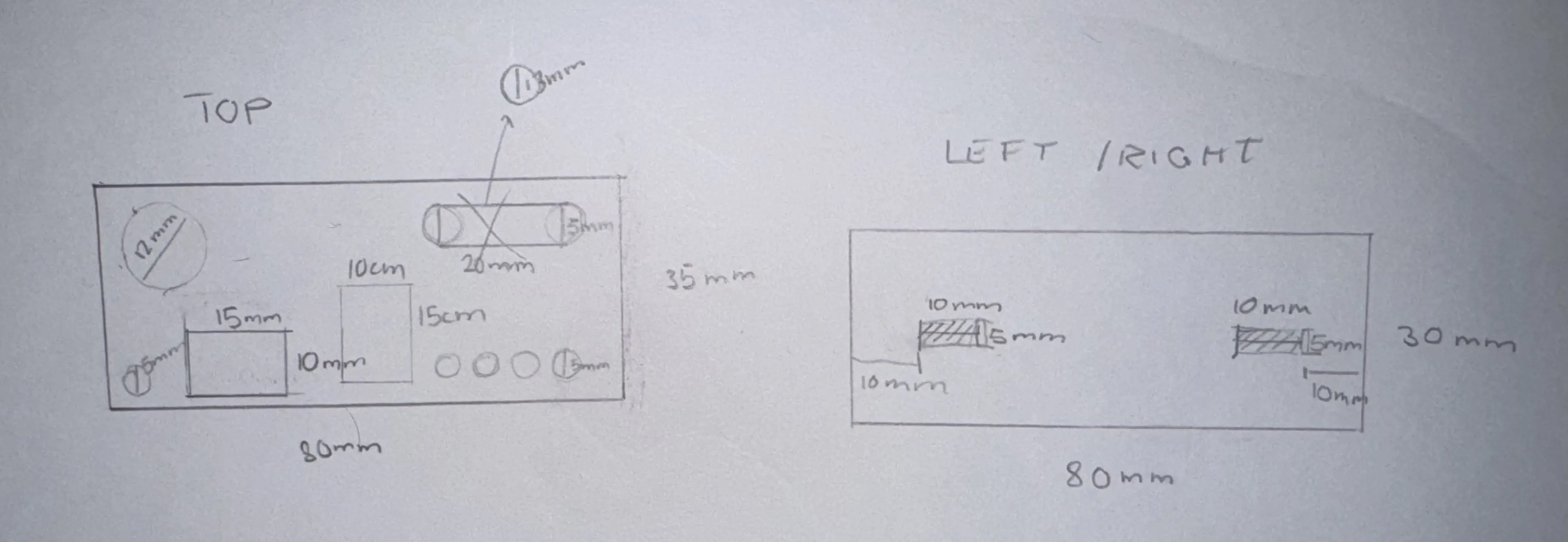Initial brainstorming mindmap and concept sketches for EfficenSee, showing component ideas and interaction flows.